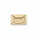 BRASS CHEST HANDLE 50x70 / GOLD PLATED DOOR INSET HANDLES-PULLS